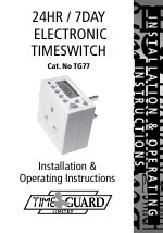 Timeguard TG77 Installation & Operating Instructions Manual.